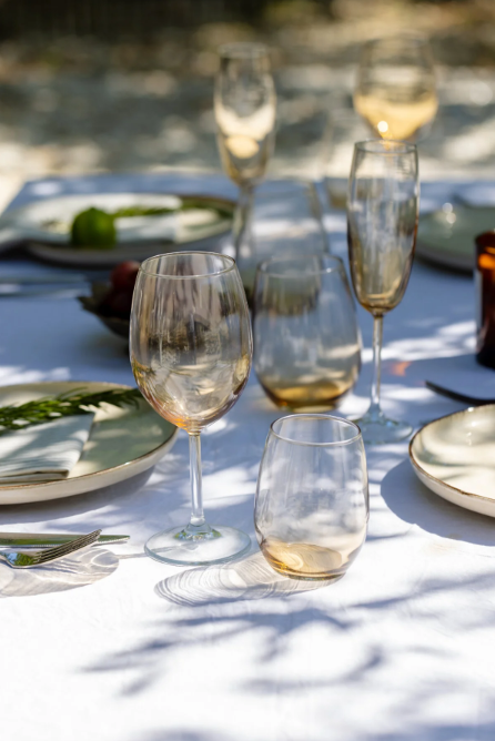 Rakle Larc 4'lü Meşrubat Bardağı Seti Amber 570 cc