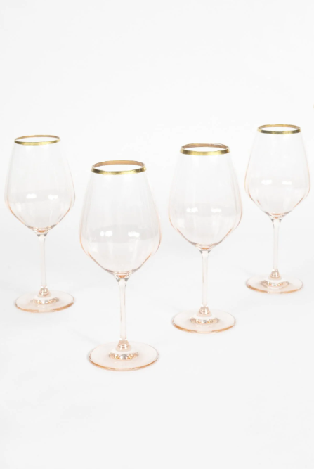 Rakle Soho 4'lü Kadeh Seti Somon 430 Cc