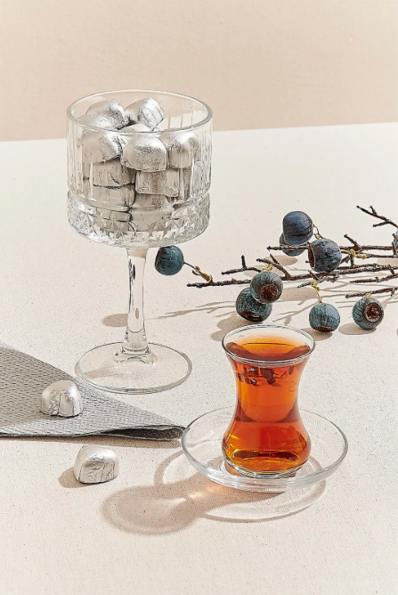 AİDA 6'LI ÇAY TABAĞI 54251