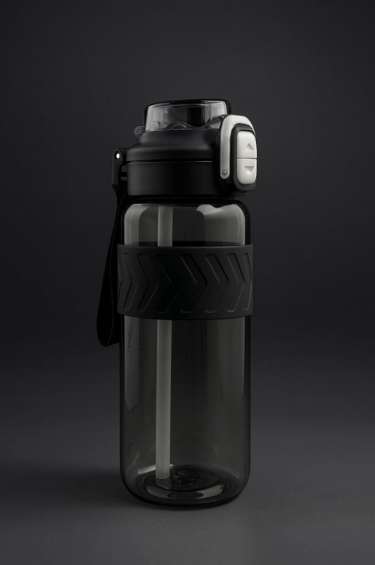 Fhilli H2O - Kilitli Kapaklı Tritan Suluk 1000 ml BPA İçermez, Sızdırmaz, Dayanıklı Spor ve Günlük Matara