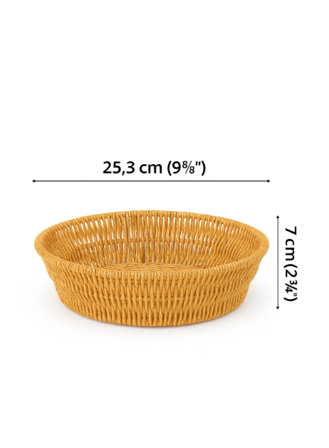 Fhilli Örgü Hasır Ekmek & Servis Sepeti