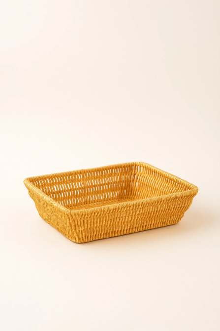 Fhilli Örgü Hasır Ekmek & Servis Sepeti