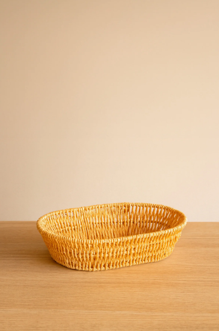 Fhilli Örgü Hasır Ekmek & Servis Sepeti