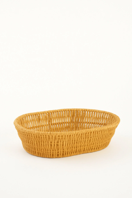 Fhilli Örgü Hasır Ekmek & Servis Sepeti