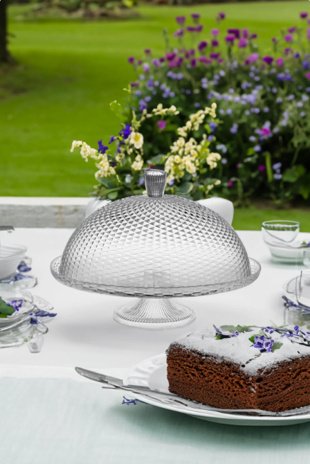 Fhilli Aden - Ayaklı Kek Fanusu Cam 30 cm