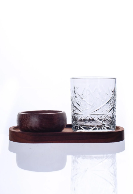 Fhilli Blomus - 3 Parça Ahşap Altlıklı Çerezlik Sunumluk Seti