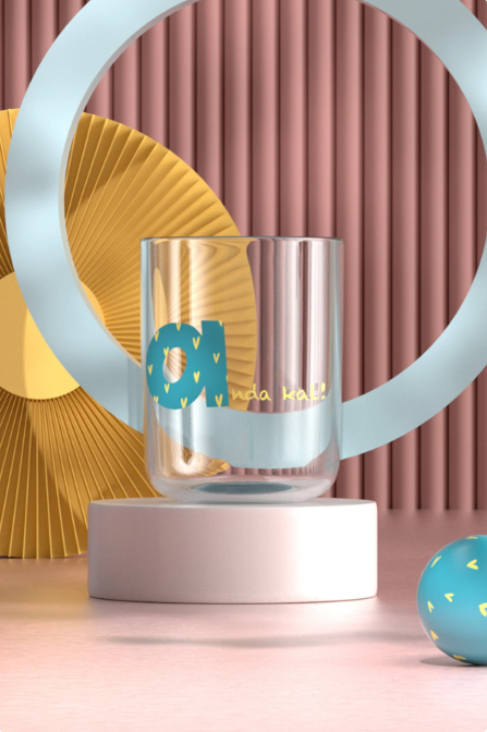 Rakle Mood Harfli Bardak 350 Cc