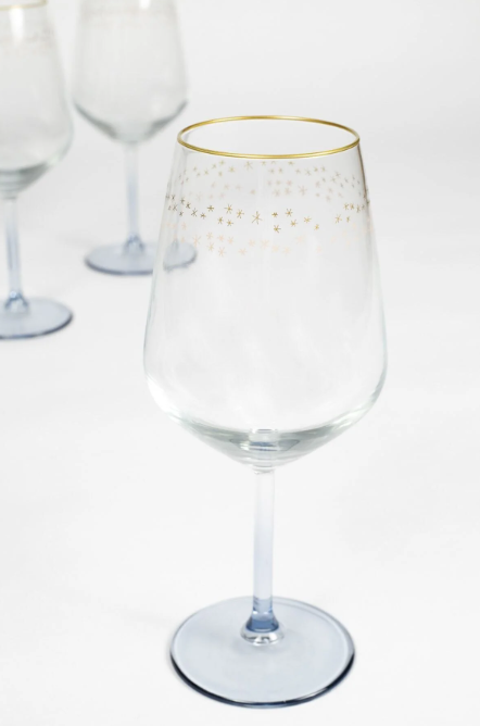 Rakle Yılbaşı - Winter Sky 4'lü Su Kadehi Seti 490 Cc