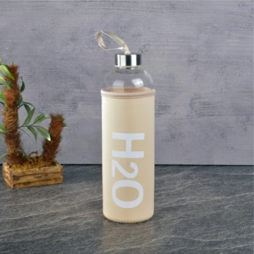 Tohana Kılıflı Cam Matara 1000 Ml