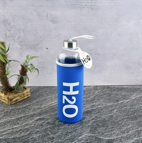 Tohana Kılıflı Cam Matara 1000 Ml