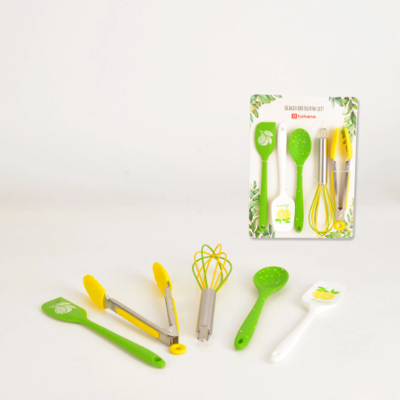 Tohana Silikon Limon Beşli Mutfak Seti