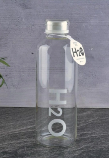 Tohana Borosilikat H2o Cam Matara Suluk 1 Litre