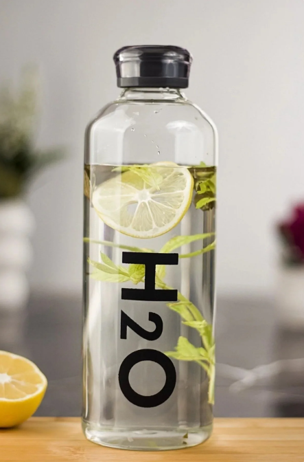 Tohana Borosilikat H2o Cam Matara Suluk 1 Litre