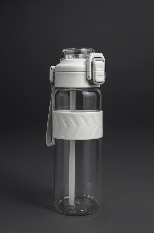 Fhilli H2O - Kilitli Kapaklı Tritan Suluk 1000 ml BPA İçermez, Sızdırmaz, Dayanıklı Spor ve Günlük Matara