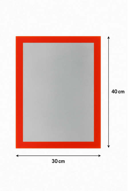 Fhilli Riga - Silpat Fırınlanabilir Yapışmaz Hamur Açma ve Pişirme Matı 30x40 cm