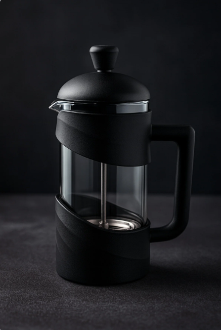 Fhilli Prag - French Press Siyah 350ml