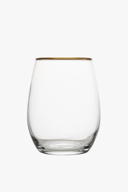 Fhilli Venice 3'lü Meşrubat Bardağı Altın Rim