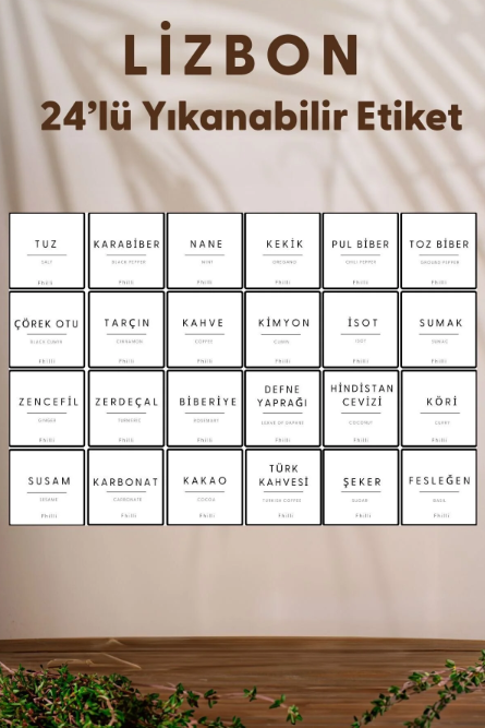 Fhilli Lizbon - 6'lı Ahşap Kapaklı Vakumlu Cam Saklama Kabı Baharatlık