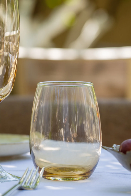 Rakle Larc 4'lü Meşrubat Bardağı Seti Amber 570 cc