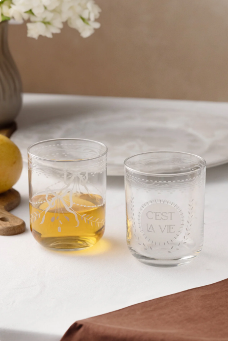 Rakle C'est La Vie 4'lü Su Bardağı Seti 350 cc