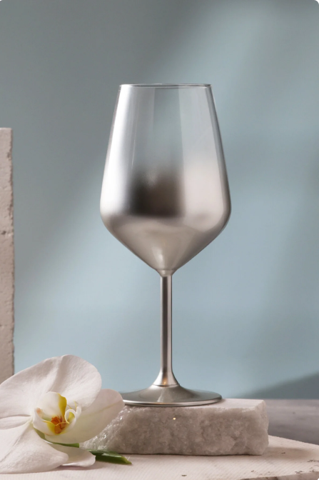 Rakle Glow 6'lı Su Kadehi Seti Silver 490 cc