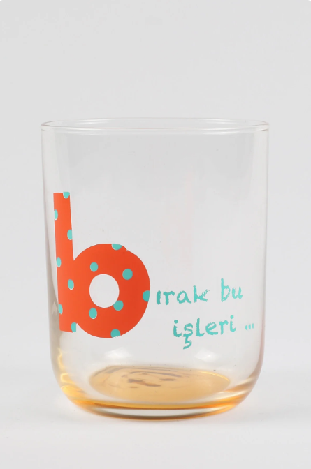 Rakle Mood Harfli Bardak 350 Cc