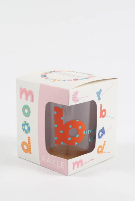 Rakle Mood Harfli Bardak 350 Cc