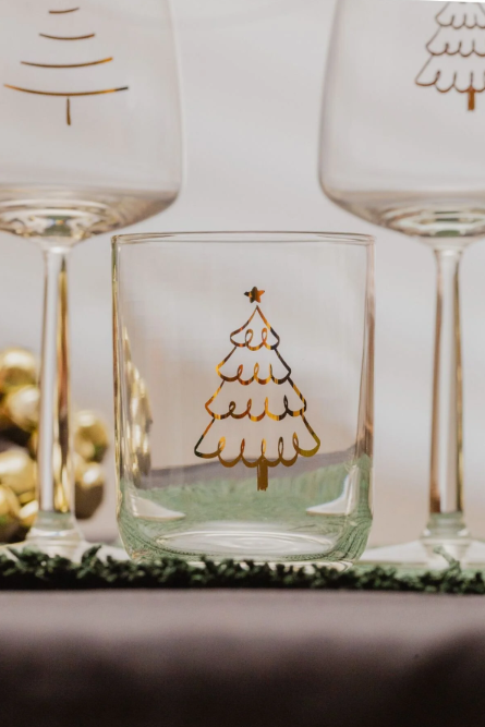 Rakle Yılbaşı - Christmas Tree 4'lü Su Bardağı Seti 350 Cc