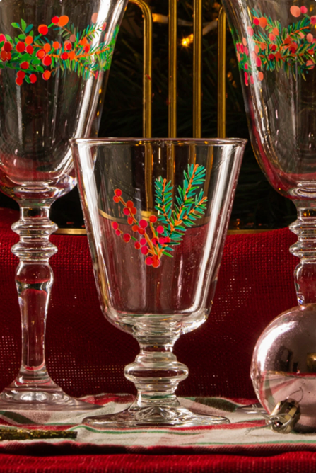 Rakle Yılbaşı - Winter Kiss 4'lü Ayaklı Su Bardağı Seti 220 Cc