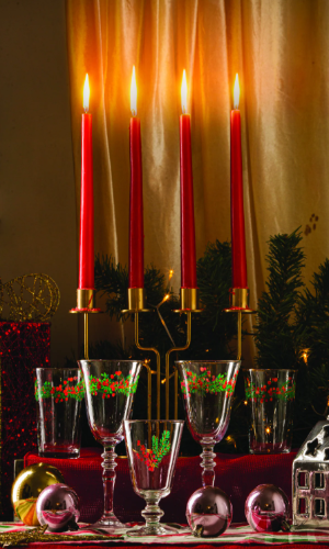 Rakle Yılbaşı - Winter Kiss 4'lü Ayaklı Su Bardağı Seti 220 Cc