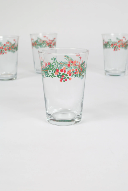 Rakle Yılbaşı - Winter Kiss 4'lü Su Bardağı Seti 290 Cc