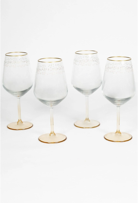 Rakle Yılbaşı - Winter Sky 4'lü Su Kadehi Seti 490 Cc