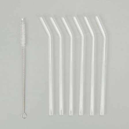 Tohana 6'lı Cam Pipet ve Fırça Seti - Şeffaf