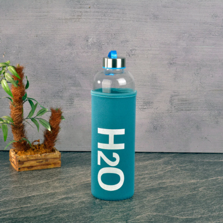 Tohana Kılıflı Cam Matara 1000 Ml