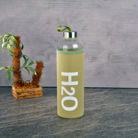 Tohana Kılıflı Cam Matara 1000 Ml