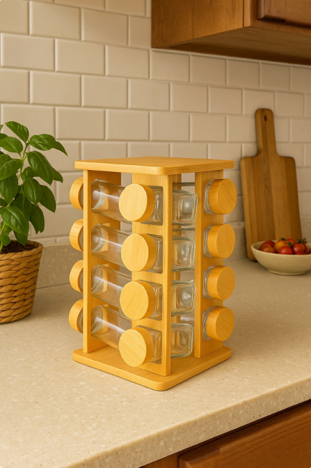 Tohana BAMBU 16LI DÖNER STANDLI BAHARATLIK