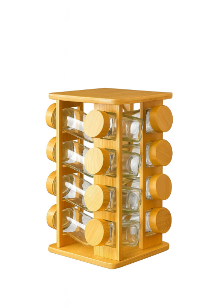 Tohana BAMBU 16LI DÖNER STANDLI BAHARATLIK