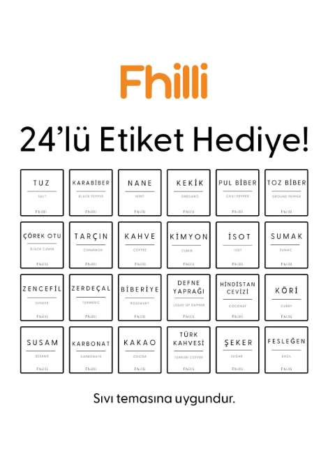 Tohana BAMBU 16LI DÖNER STANDLI BAHARATLIK