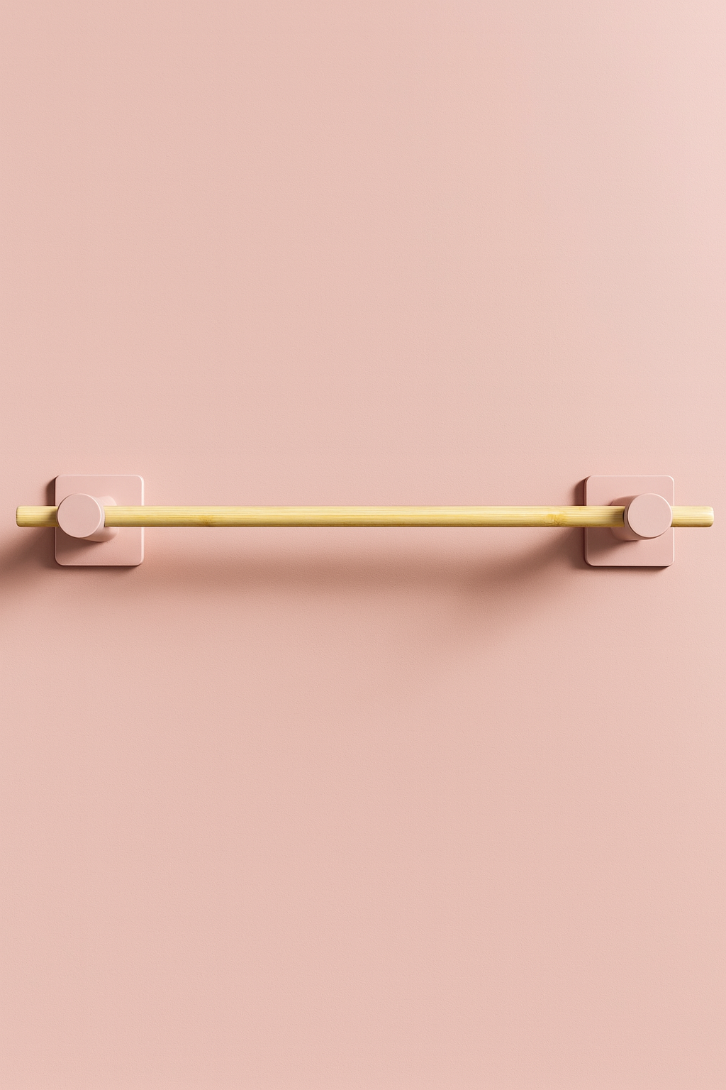 Fhilli Kendiliğinden Yapışkanlı Bambu Havlu Tutacağı 50 cm