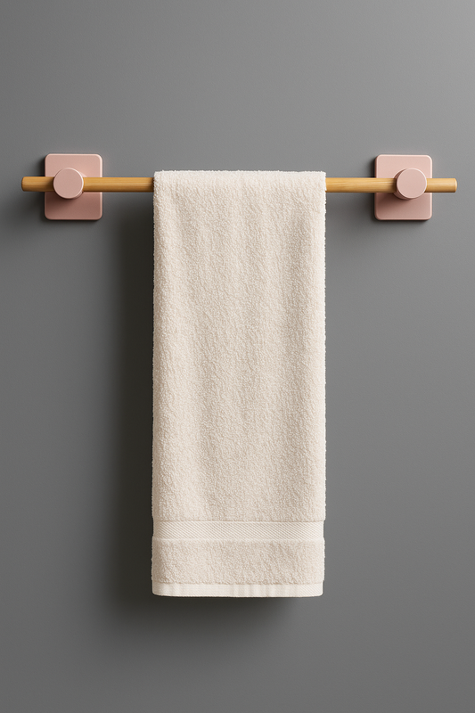 Fhilli Kendiliğinden Yapışkanlı Bambu Havlu Tutacağı 50 cm