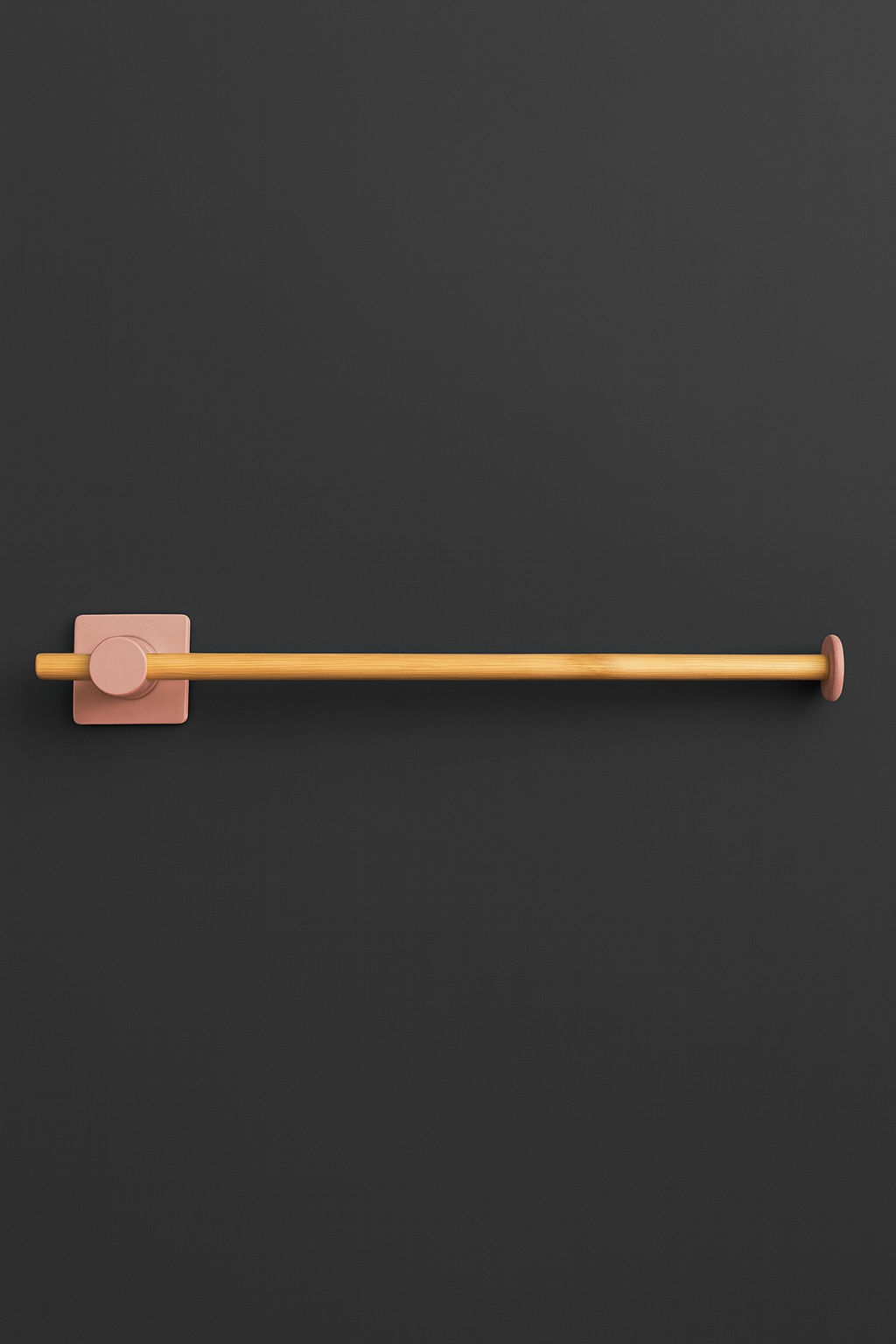 Fhilli Kendiliğinden Yapışkanlı Bambu Rulo Kağıt Havluluk Tutacağı 35 cm