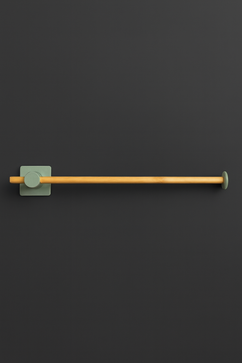 Fhilli Kendiliğinden Yapışkanlı Bambu Rulo Kağıt Havluluk Tutacağı 35 cm